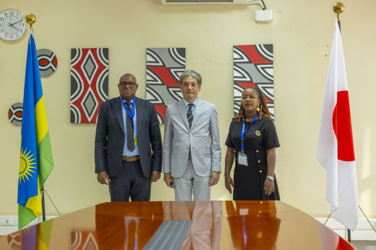 Grant signing ceremony with Embassy of Japan in Rwanda